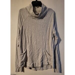 Yogalicious Heather Gray Women's Large | Lightweight Athleisure Pullover
